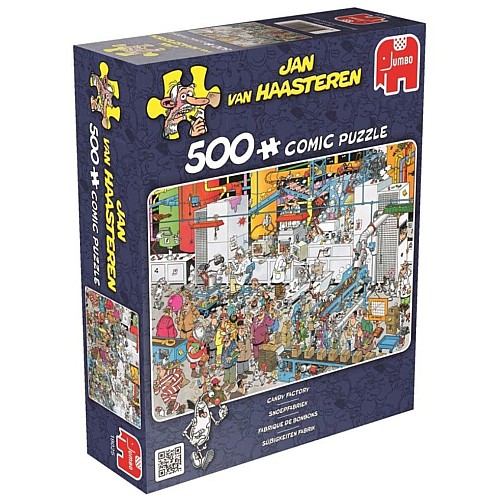 Jan Van Haasteren Candy Factory (500 Pieces) (jum9025)