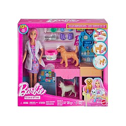 Barbie Fast Cast Pet Vet Clinic (jfx93)