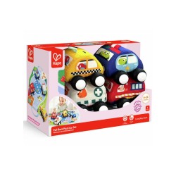 Hape Pull-back Plush Car Set (87-0076)