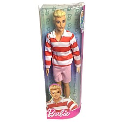 Barbie Fashionista Ken Doll Red & White Stripes (hyv01)