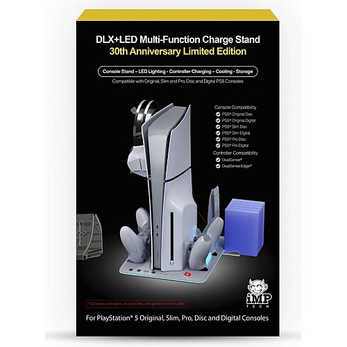 Imp Tech Dlx+led Multi Function Charge And Cool Stand 30th Anniversary Limited Edition Grey