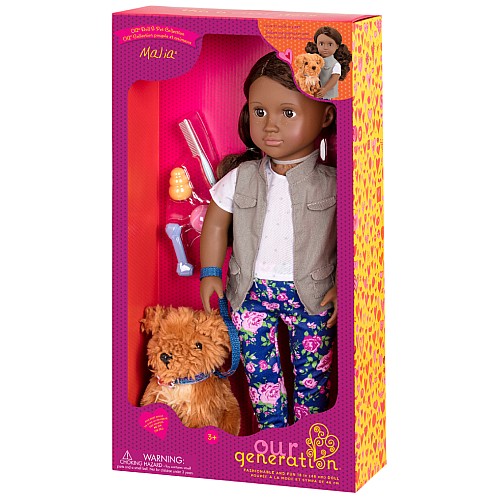 Our Generation Malia Doll And Pet Poodle (731202)