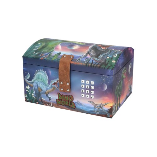 Dino World Treasure Chest With Code Sound And Light (0413441)