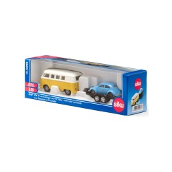 Siku Vw T1 With Trailer And Vw Beetle (313-2567)