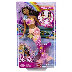 Barbie Blooming Magic Black Mermaid Doll (jdm73)