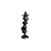 The Smurfs Resin Smurfs Column Black Edition 50 Cm