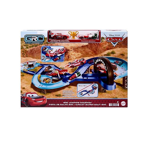 Cars Grc Super Play Set With Mcqueen And Francesco (hxj32)