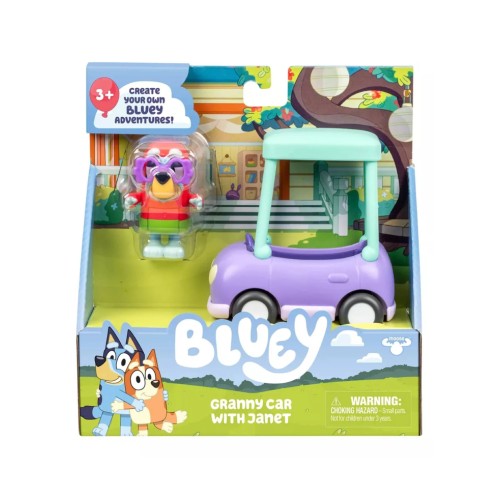 Bluey Basic Vehicle Granny Vehicle With Janet