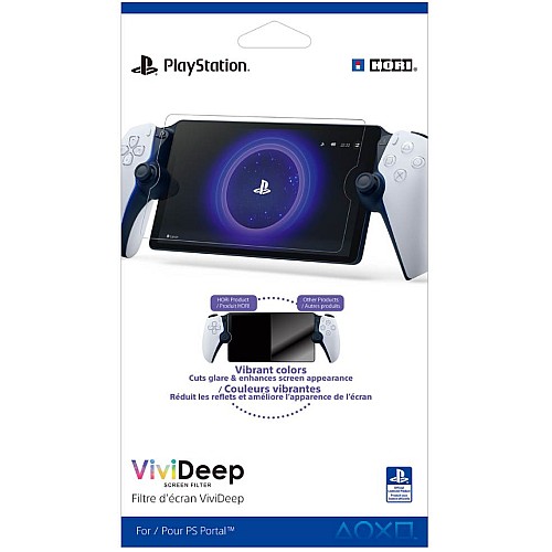 Hori Vivideep Screen Filter Remote Player Transparent Playstation Portal