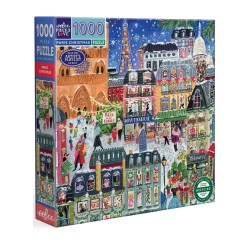 Eeboo Puzzle 1000 Pcs Paris Christmas (epzt781)