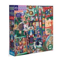 Eeboo Puzzle 1000 Pcs Christmas Decoration (epztcdr)