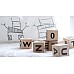 Ooh Noo Wooden Alphabet Blocks Black (40ab1501)