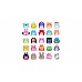Squishalongs 2,5 Cm 25 Pack Style 1 S3 (2520235) Squishalongs 2,5 Cm 25 Pack Style 1 S3 (2520235)