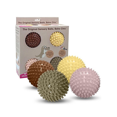 Edushape Sensory Balls Small 10 Cm 4 Pcs Without Air (e705174dbc)