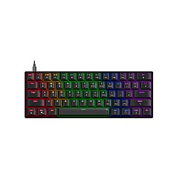 Speedlink Atmos Rgb Rainbow Mechanical 60% Gaming Keyboard With Brown Switches Black Us Layout