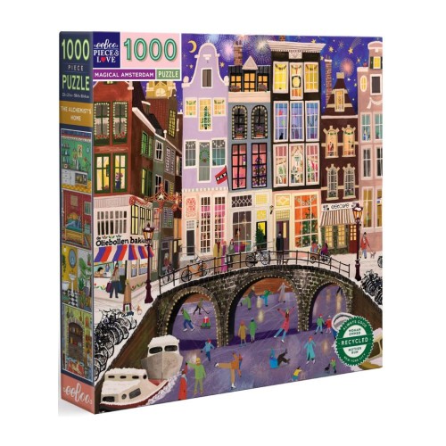 Eeboo Puzzle 1000 Pcs Magicall Amsterdam (epztamd)