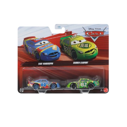 Disney Cars 2 Pack Sage Vanderspin & Darren Leadfoot
