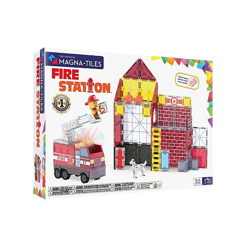 Magna Tiles Fire Stationtm 50 Piece Set (90359)