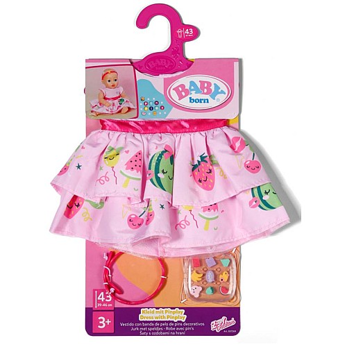 Baby Born Dress With Pinplay 43cm (837269)