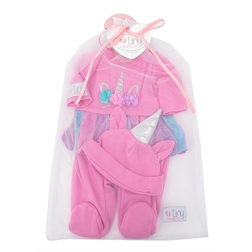 Tiny Treasure Pink Unicorn Outfit (30216)