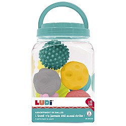 Ludi Sensory Balls 8 Pcs (lu30055)