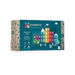 Connetix Rainbow Rectangle Pack 18 Pieces (ct-r-00018-re)