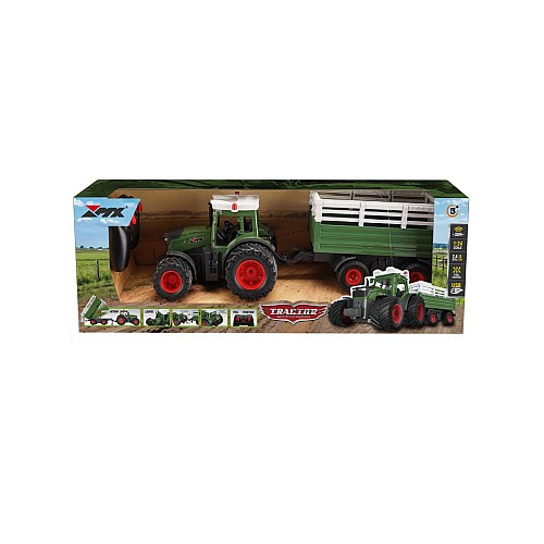 Mx R/c Constructions Tractor R/c W/hanger 2,4ghz, 3,7v Li-ion, Green (471477)