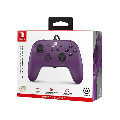 Powera Enhanced Wired Controller Galaxy Purple