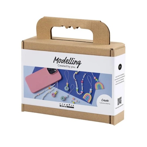 Mini Craft Kit Modelling Mobile Charm Assorted Colours (977850)
