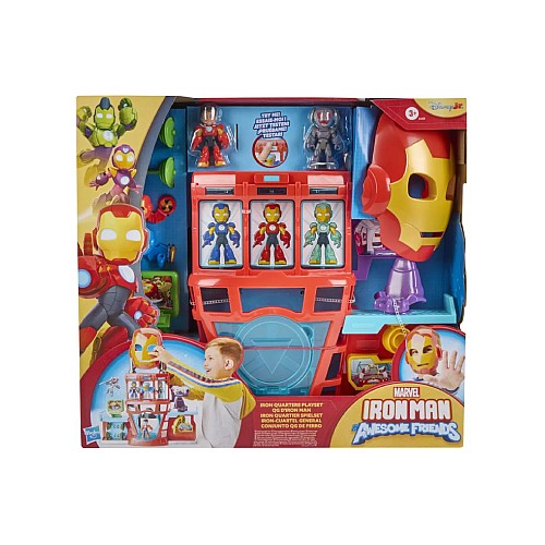 Iron Man And His Awesome Friends Vehicles And Playsets Iq Playset (g1259)