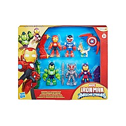 Iron Man And His Awesome Friends Figures Armored Up Avengers Pack (g1255)