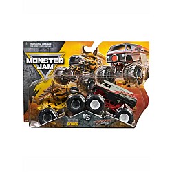 Monster Jam 1:64 Die Cast 2 Pack Horse Power Vs Fastro Van