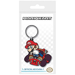 Nintendo Mario Kart Mario Drift Pvc Keychain (rk38709c)