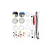 Creativ Craft Kit Modelling, Robot Bluegrey Red Silver Plated (977808) Creativ Craft Kit Modelling, Robot Bluegrey Red Silver Plated (977808)