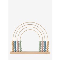 Oyoy Mini Abacus Rainbow Brass Plated