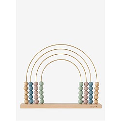 Oyoy Mini Abacus Rainbow Brass Plated