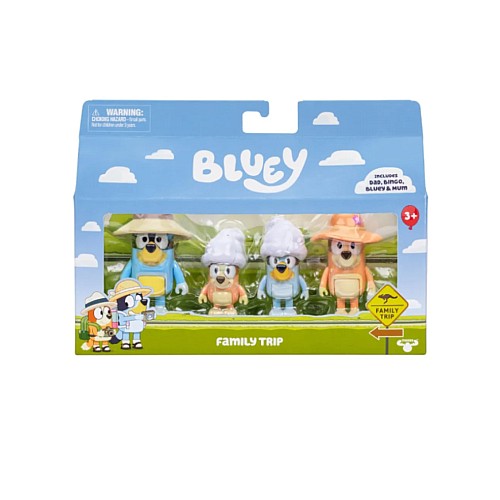Bluey 4 Pack Family Tent Trip (90267)