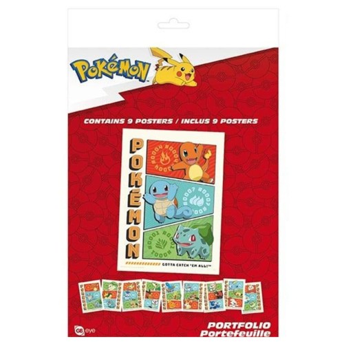 Pokemon Portfolio 9 Posters Starters