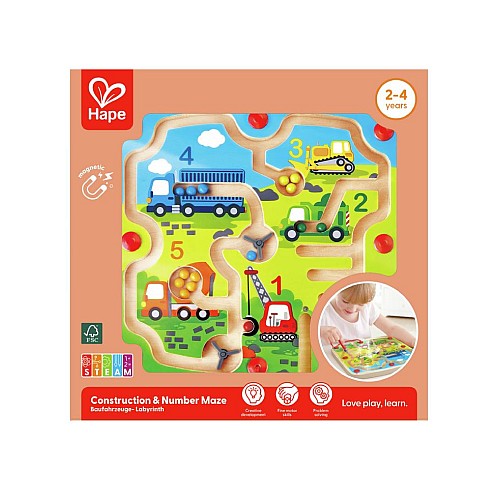 Hape Construction & Number Maze (87-1713)