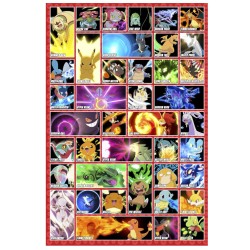 Pokemon Moves Poster 91.5 X 61 Cm