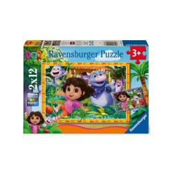 Ravensburger Puzzle Dora The Explorer 2x12pcs (12004198)