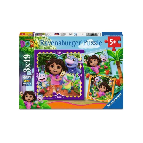Ravensburger Puzzle Dora The Explorer 3x49p (12004197)