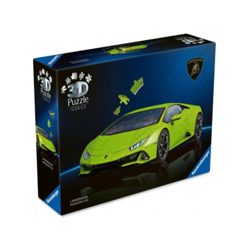 Ravensburger Puzzle Iconics Lamborghini Huracan Evo-verde 108p (12008037)