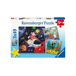 Ravensburger Puzzle Kids In Science 3x49p (12004048)