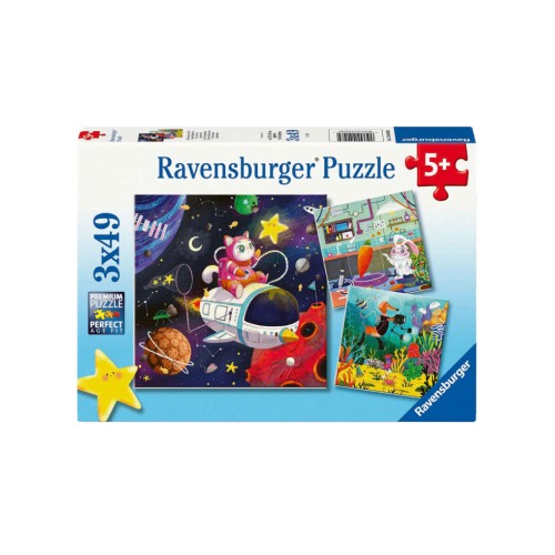 Ravensburger Puzzle Kids In Science 3x49p (12004048)