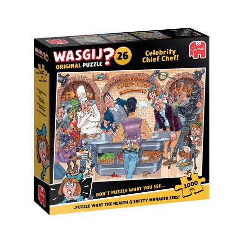 Wasgij Original 26 Celebrity Chief Chef! Puzzle 1000 Pieces (1119802038)