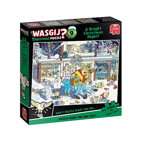 Wasgij Christmas 9 A Bright Christmas Night! 1000 Pieces (1119802044)