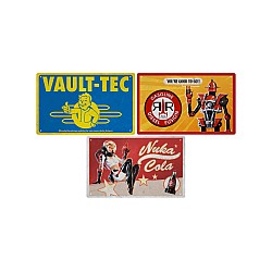 Fallout Tin Sign Set