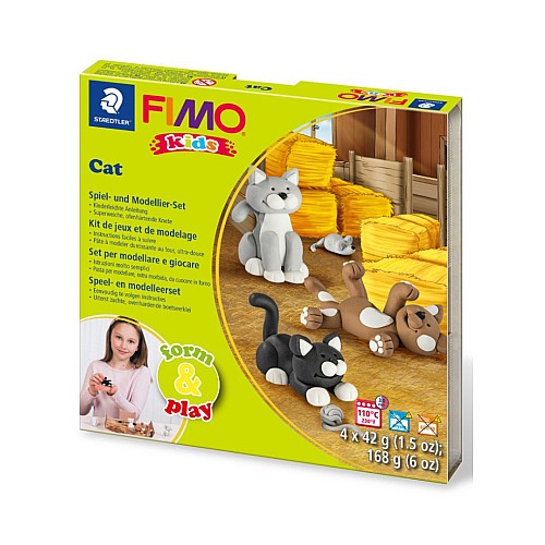Fimo Kids Form & Play Set Cat (8034 16 Lz)
