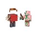 Minecraft Core 2 Pack Zombified Piglin & Minecraft Strider Minecraft Core 2 Pack Zombified Piglin & Minecraft Strider